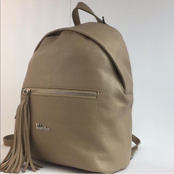 Valentina made in Italy pebble leather backpack - Picture 4 of 8